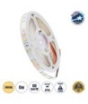 GLOBOSTAR® LILAC 70142 Ταινία LED 6W-m 540lm-m 120° DC 12V IP20 60 x SMD2835 Chip-m Θερμό Λευκό 2700K Dimmable - Sanan SMD Chip - Μ500 x Π0.8 x Υ0.1cm - Ρολό 5 Μέτρων - 5 Χρόνια Εγγύηση